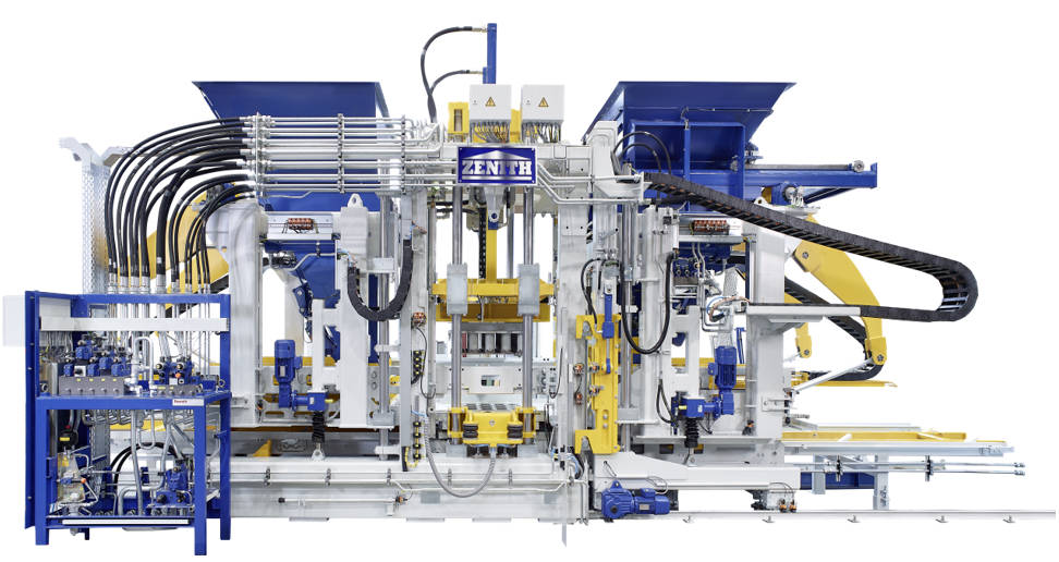 Вершина немецкой технологии изготовления блоков с одним поддоном